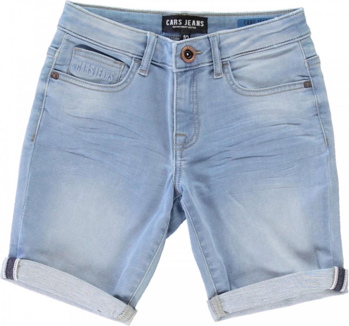 Cars jeans bermuda jongens - bleached used - Seatle - maat 152