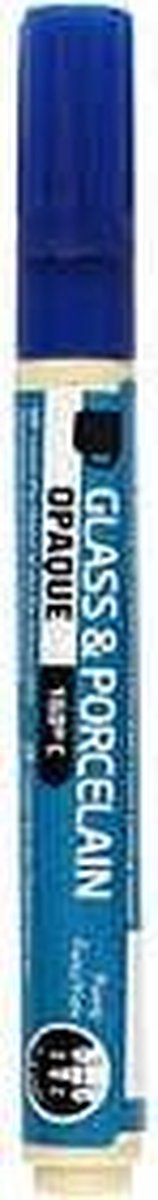 Glas- en porseleinstift, lijndikte 2-4 mm, dekkend, donkerblauw, 1 stuk
