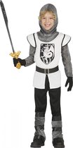 Middeleeuwse & Renaissance Strijders Kostuum | Ridder Zonder Vrees | Jongen | 10 - 12 jaar | Carnaval kostuum | Verkleedkleding