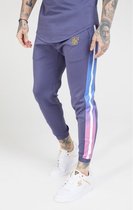 SikSilk Fitted Fade Cuffed trainer Pants – Tri-Neon Fade
