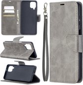 Samsung Galaxy A12 / M12 hoesje - Wallet bookcase - Grijs - GSM Hoesje - Telefoonhoesje Geschikt Voor: Samsung Galaxy A12 / Galaxy M12
