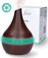 Bol.com Biowust Luchtbevochtiger met 7 Kleuren Ledverlichting - Inclusief Voedingskabel en 2 Filters - Schakelt Automatisch Uit ... aanbieding