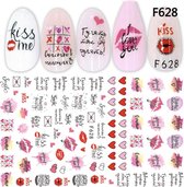 GUAPÀ - Nail Art 3D Rosé Love Stickers - Nagel Decoratie & Versiering Folie - 92 pieces