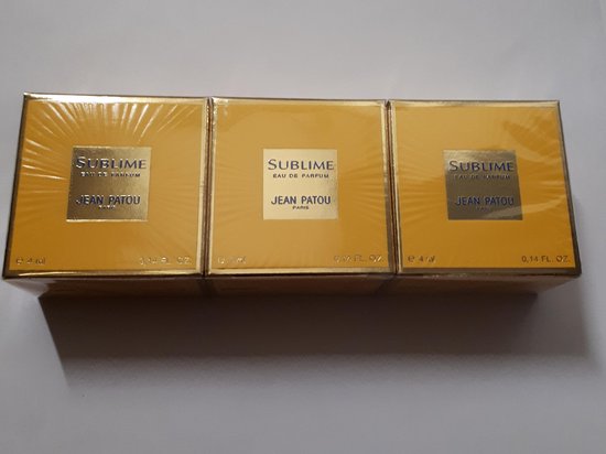 SUBLIME,  Jean Patou, Eau de parfum, mini set 3x4 ml