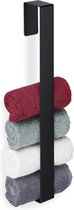 Relaxdays handdoekrek zonder boren - handdoekhouder 45 cm - handdoekstang badkamer