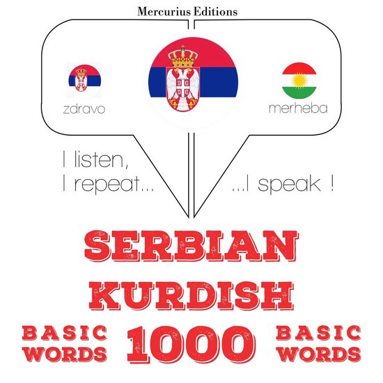 1000 битне речи у Курдски - cover