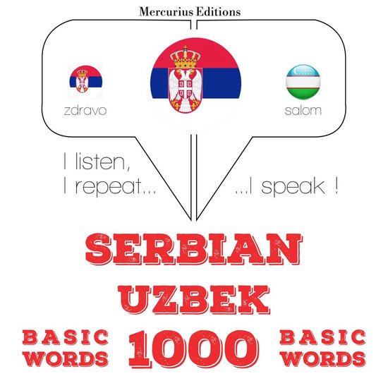 1000 битне речи Узбек - cover