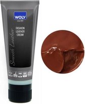 Woly Fashion leather cream 75 ml middel bruin