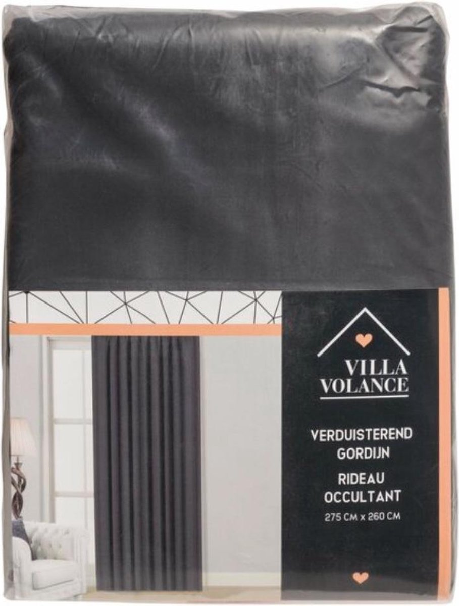 Antecedent Verzamelen Terminal Villa Violance - Verduisterend gordijn - 1 stuk - 275 x 260 CM | bol.com
