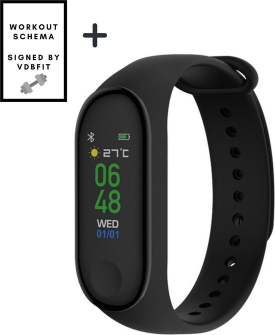 weerstand Ongeautoriseerd Verminderen Smartwatch Fitness Stappenteller Sport Activity tracker - Hartslagmeter  Horloge -... | bol.com