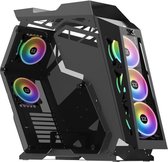 XIGMATEK Box zonder Zeus-voeding - Open - ATX-formaat - RGB - Grijs