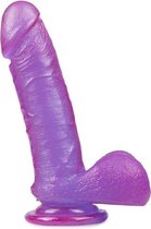 Crystal Jellies - 7 Inch Ballsy Cock With Suction Cup - Dildo - Vibrator - Penis - Penispomp - Extender - Buttplug - Sexy - Tril ei - Erotische - Man - Vrouw - Penis - Heren - Dame