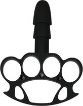 Vac-U-Lock - Zwarte Anaaldildo met boksbeugelhandvat - Dildo - Vibrator - Penis - Penispomp - Extender - Buttplug - Sexy - Tril ei - Erotische - Man - Vrouw - Penis - Heren - Dames