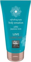 Shiatsu - Love Eetbaar Glijmiddel - Japanse Mint - Waterbasis - Vrouwen - Mannen - Smaak - Condooms - Massage - Olie - Condooms - Pjur - Anaal - Siliconen - Erotisch