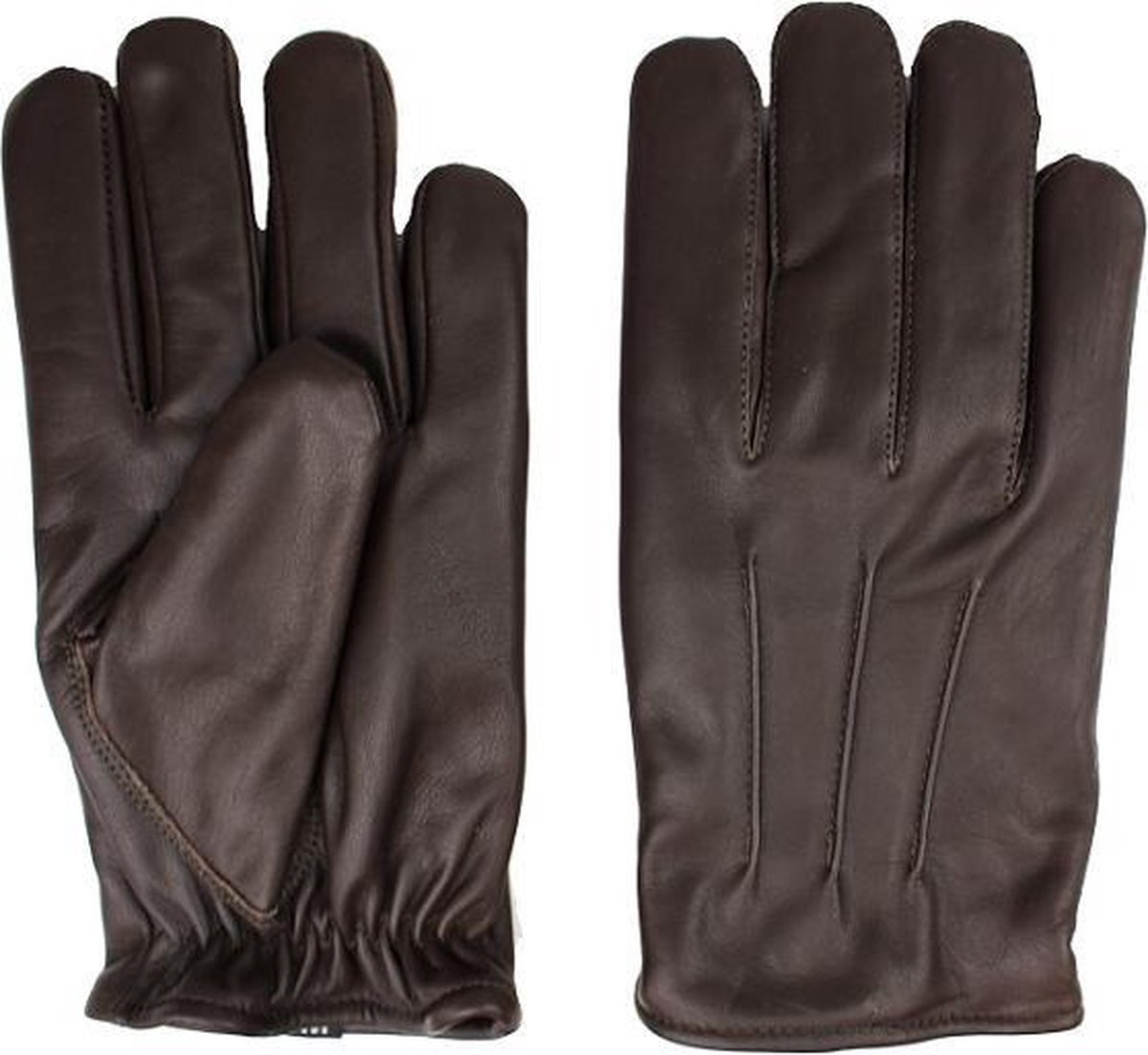 Swift Classic Leren Winterhandschoenen Heren - Leren Handschoenen Dames - Winterhandschoenen - Fleece en Gevoerd - Donkerbruin - Maat XL