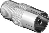 F -Connector Female naar Coax adapter Female