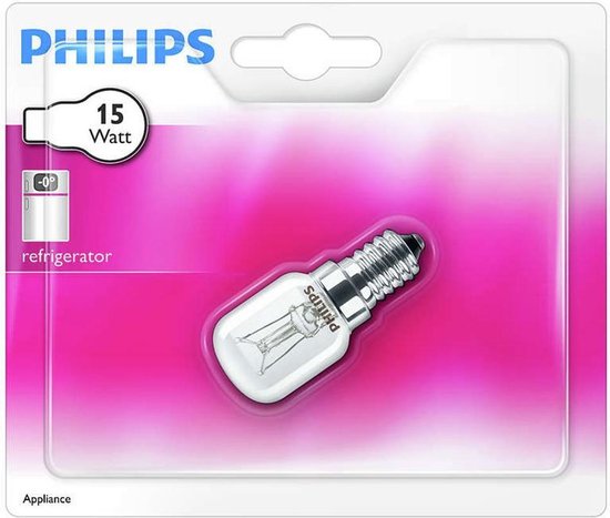 AMPOULE INCANDESCENTE FRIGO E14 15W 110 LM BLANC CHAUD PHILIPS