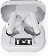 Denver Draadloze Oordopjes met Oplaad Case - Earbuds Wireless - Touch Control - Batterij Indicator - Bluetooth - TWE38 - Wit