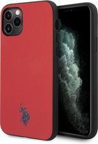 U.S. Polo Wrapped Hard Cover - Apple iPhone 11 Pro (5.8'') - Rood
