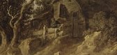 Rusten in een herberg Jan Josephsz van Goyen datum onbekend op canvas, afmetingen van dit schilderij zijn 100 X 150 CM