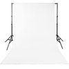 Mondio Achtergronddoek Voor Fotostudio 200 x 160 cm - Whitescreen - Achtergrond Scherm - Opvouwbaar - Witte achtergrond - Voor Fotostudio of Video-opname - Niet Gewoven - Exclusief Statief