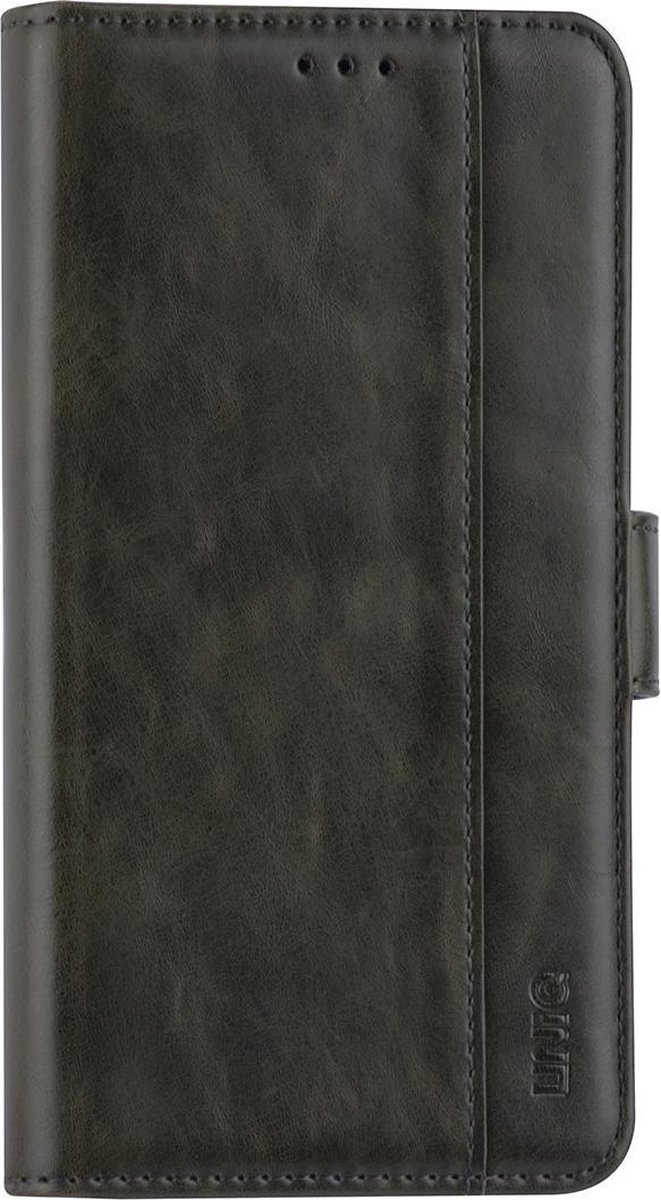 UNIQ Accessory iPhone 12 - 12 Pro Book Case hoesje - Donker Groen - PU leather