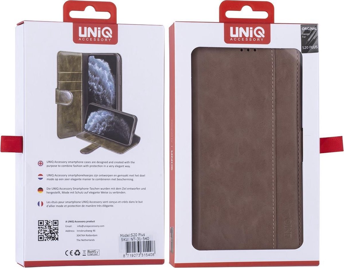 Roze hoesje Samsung Galaxy S20 Plus - Book Case - PU leather