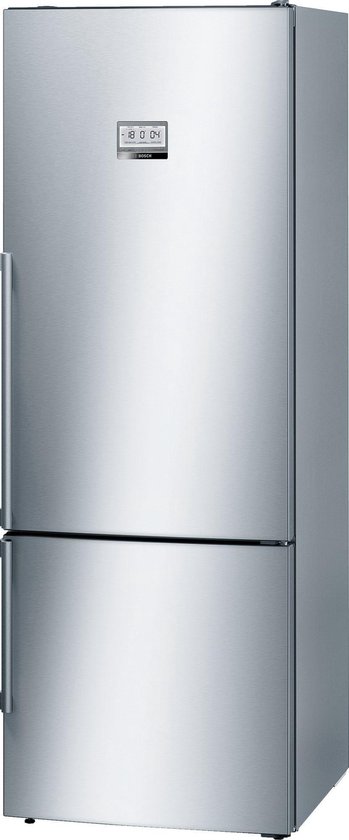 Bosch Serie 8 KGF56PI40 réfrigérateur-congélateur Autoportante 480 L Chrome  | bol.com