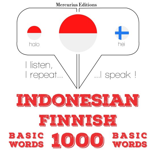 1000 kata-kata penting di Finlandia - cover