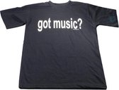 T-shirt Got Music?, maat L