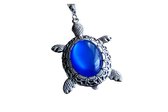 2 Love it Schildpad K Blue - Ketting - 46 cm lang