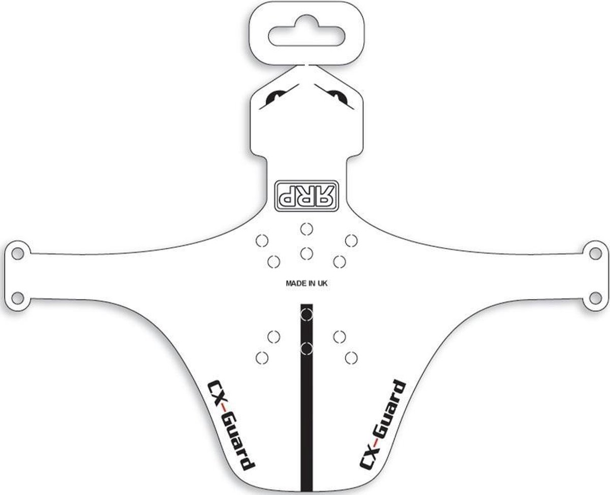 Rapidracerproducts Voorspatbord Cx Guard Neopreen Wit