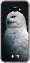 6F hoesje - geschikt voor Samsung Galaxy J4 Plus -  Transparant TPU Case - Witte Uil #ffffff