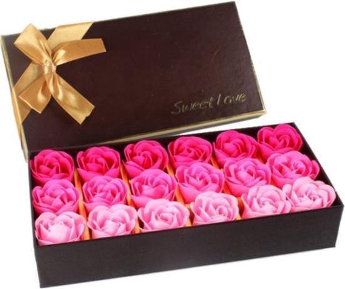 Moederdag cadeau – 18 Stuks Zeeprozen – Roze – Moederdag + Valentijn + Verjaardag