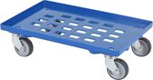 Kunststof dolly - 600x400mm - blauw