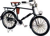 Clayre & Eef Decoratie Miniatuur Fiets 21*7*13 cm Zwart Ijzer Miniatuur Auto Decoratie Modelauto