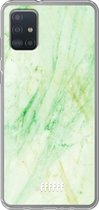 6F hoesje - geschikt voor Samsung Galaxy A52 - Transparant TPU Case - Pistachio Marble #ffffff