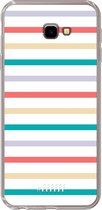 6F hoesje - geschikt voor Samsung Galaxy J4 Plus -  Transparant TPU Case - Pastel Tracks #ffffff
