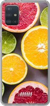 6F hoesje - geschikt voor Samsung Galaxy A52 - Transparant TPU Case - Citrus Fruit #ffffff