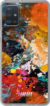 6F hoesje - geschikt voor Samsung Galaxy A52 - Transparant TPU Case - Colourful Palette #ffffff