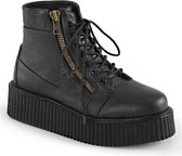 Demonia Creepers -37 Shoes- V-CREEPER-571 US 5 Zwart