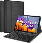 Samsung Galaxy Tab S7 11 inch hoesje voor 2020 SM-T870 T875 T878 toetsenbord, lichtgewicht slanke beschermhoes met magnetisch afneembaar draadloos toetsenbord