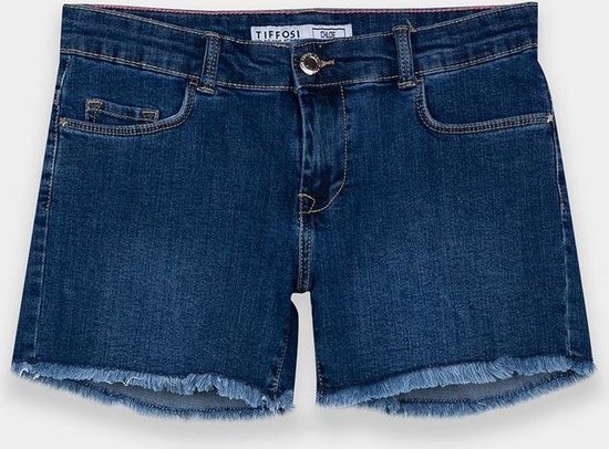 Tiffosi jeansshort meisjes donkerblauw maat 128