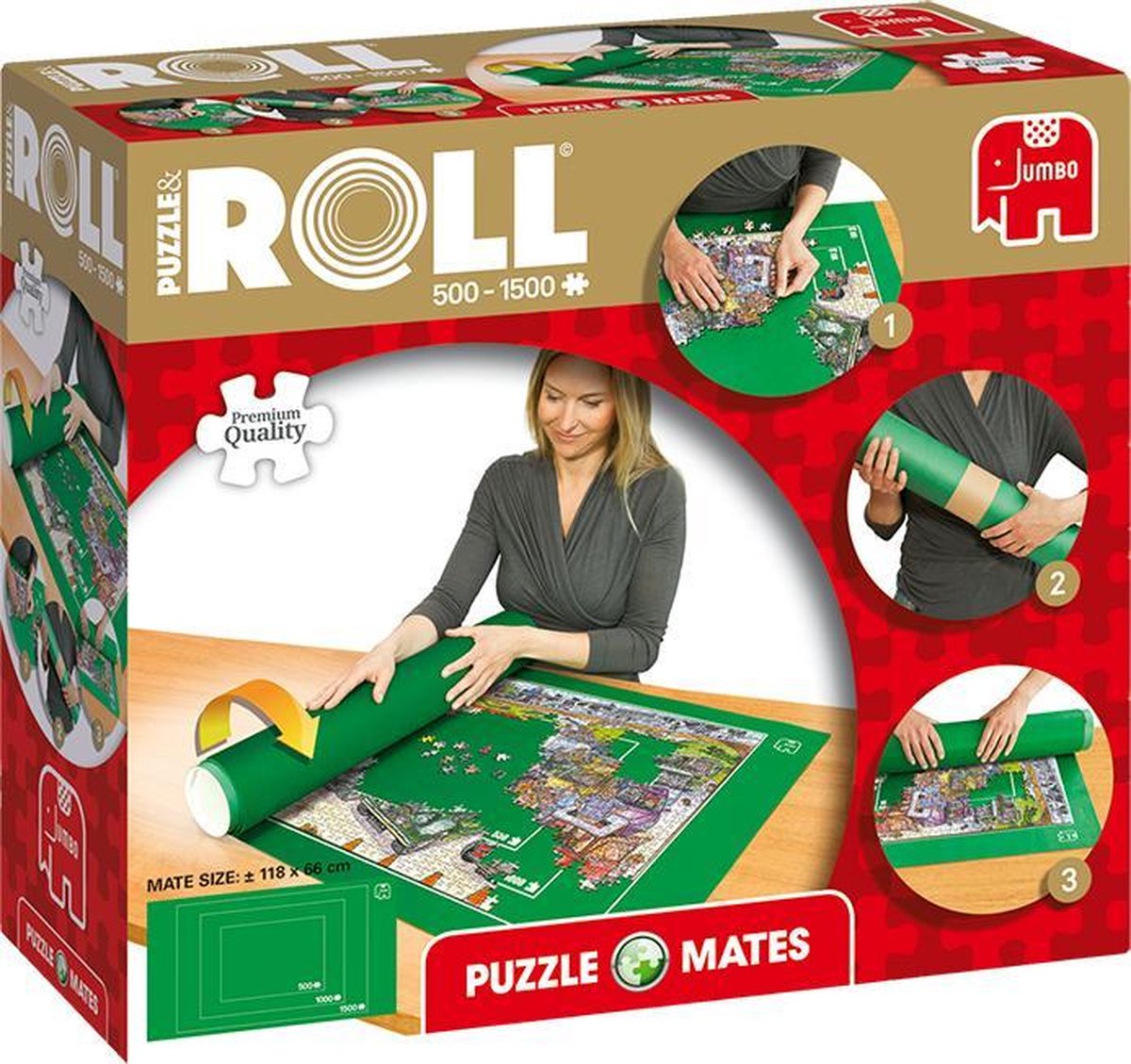 Jumbo Puzzle & Roll Puzzelmat Puzzelrol 500 tot 1500 Stukjes