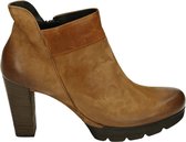 Paul Green Dames Enkellaarsjes 8217 - Cognac - Maat 38
