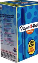Balpen Papermate Inkjoy 100CAP Medium Blauw