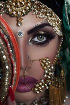 Indian beauty 200 x 135  - Dibond + epoxy