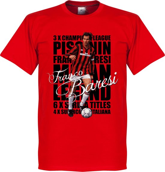 Franco Baresi Legend T-Shirt - XXXL