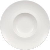 Villeroy&Boch - Marchesi - assiette creuse avec rebord - 29 cm porcelaine blanc cassé - set 12 pièces
