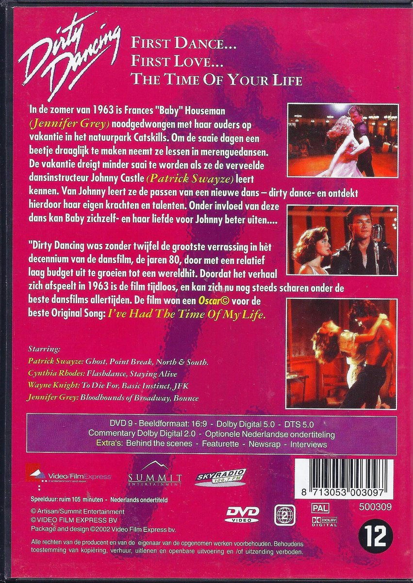 Dirty Dancing (Dvd), Patrick Swayze | Dvd's | bol.com